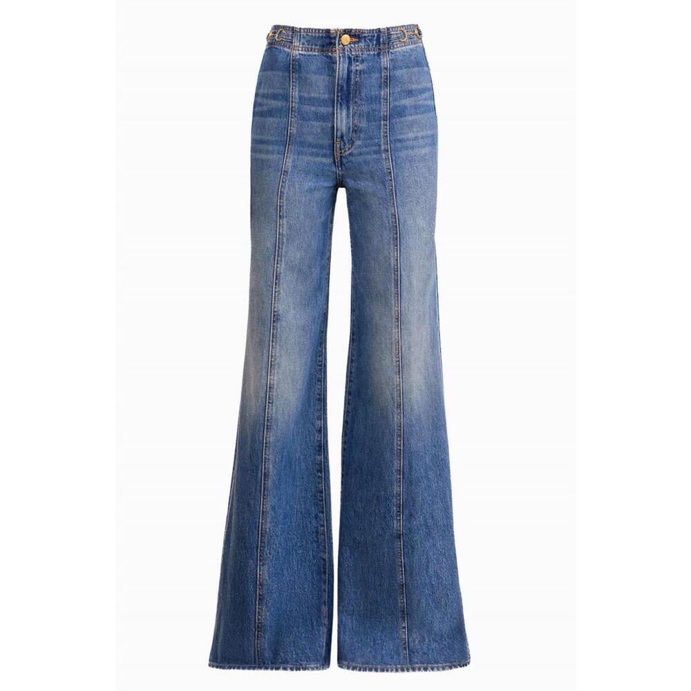 NEW ULLA JOHNSON the delphine high rise jean in danube - Picture 7 of 7